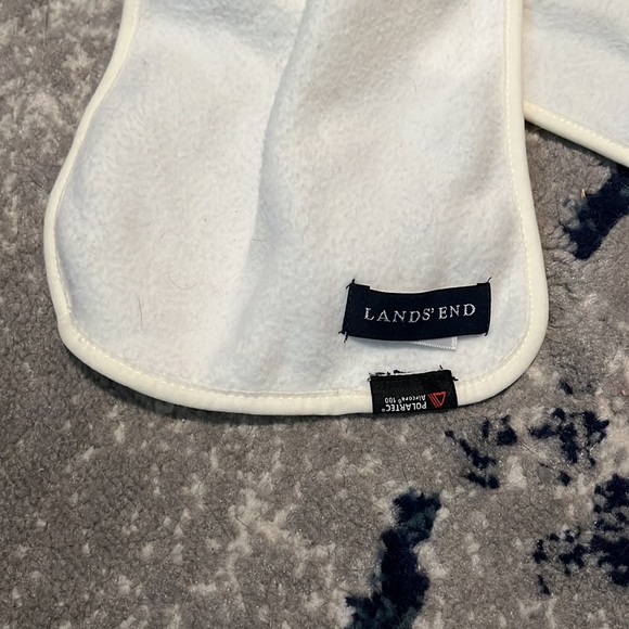 2 for- French Knot-winter hat and Lands End offwhite Polartech scarf. - Picture 8 of 10